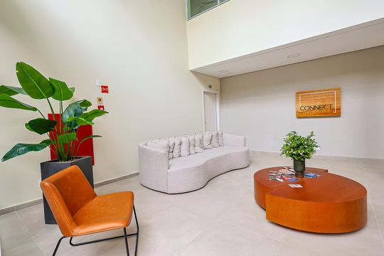 Área Comum - Recepção de apartamento para alugar com 2 quartos, 37m² em Vila Sonia, São Paulo