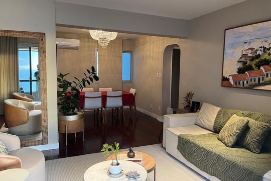 Sala de apartamento para alugar com 3 quartos, 125m² em Vitória, Salvador