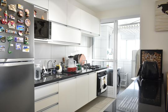 Cozinha de apartamento à venda com 2 quartos, 65m² em Vila da Saúde, São Paulo