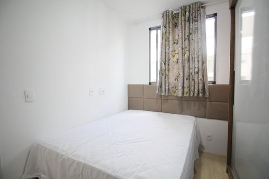 Quarto 1 de apartamento para alugar com 2 quartos, 37m² em Vila Andrade, São Paulo