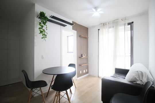 Sala de apartamento para alugar com 2 quartos, 37m² em Vila Andrade, São Paulo