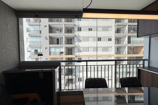 Sacada de kitnet/studio para alugar com 1 quarto, 26m² em Belenzinho, São Paulo