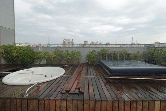 Área comum - Jacuzzi de kitnet/studio à venda com 1 quarto, 32m² em Liberdade, São Paulo