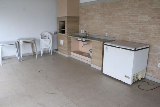 Área comum - Churrasqueira de apartamento para alugar com 1 quarto, 57m² em Parque São Caetano, Campos dos Goytacazes