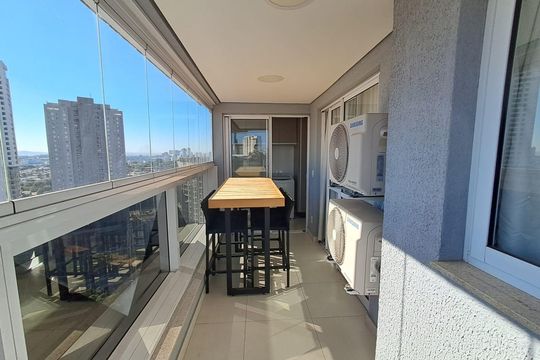 Varanda de apartamento para alugar com 2 quartos, 72m² em Setor Marista, Goiânia