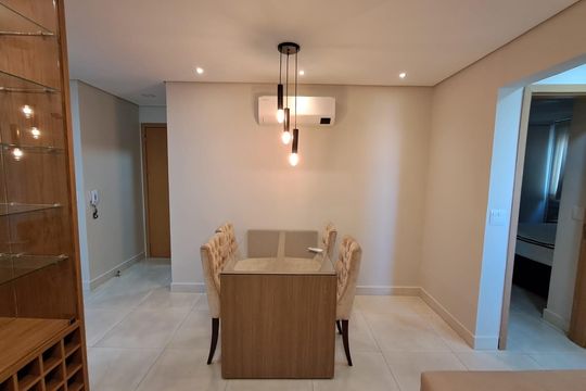 Sala de Jantar de apartamento para alugar com 2 quartos, 72m² em Setor Marista, Goiânia