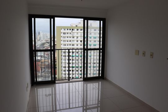 Sala (com vista) de apartamento para alugar com 1 quarto, 57m² em Parque São Caetano, Campos dos Goytacazes