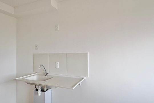 Cozinha de kitnet/studio para alugar com 1 quarto, 17m² em Freguesia do Ó, São Paulo