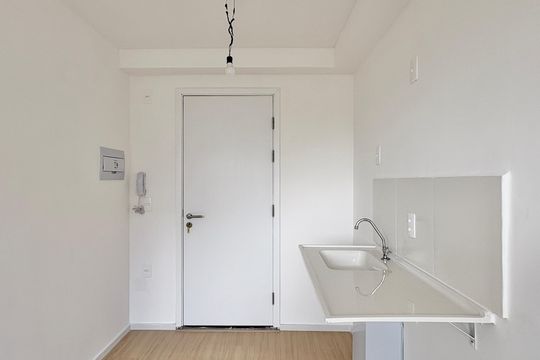 Cozinha de kitnet/studio para alugar com 1 quarto, 17m² em Freguesia do Ó, São Paulo