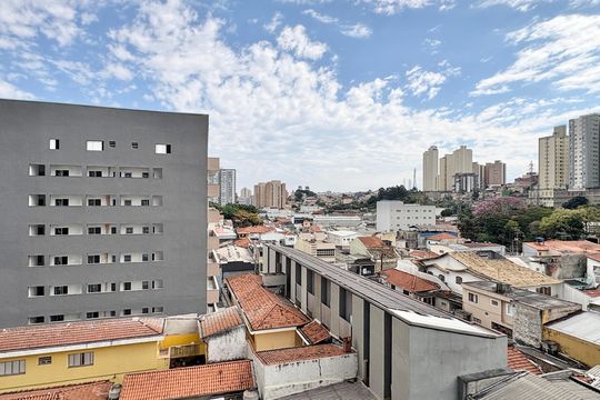 Vista de kitnet/studio para alugar com 1 quarto, 17m² em Freguesia do Ó, São Paulo
