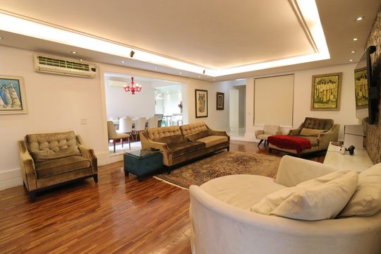 Sala de apartamento à venda com 4 quartos, 280m² em Santo Amaro, São Paulo