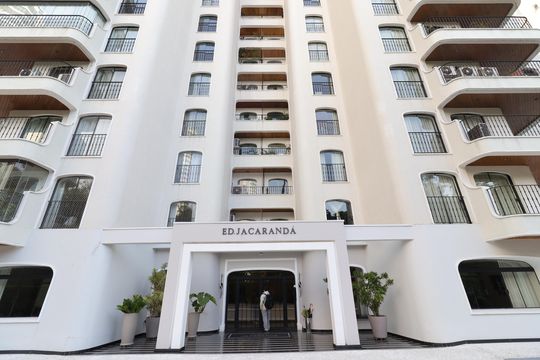Fachada do bloco de apartamento à venda com 4 quartos, 280m² em Santo Amaro, São Paulo