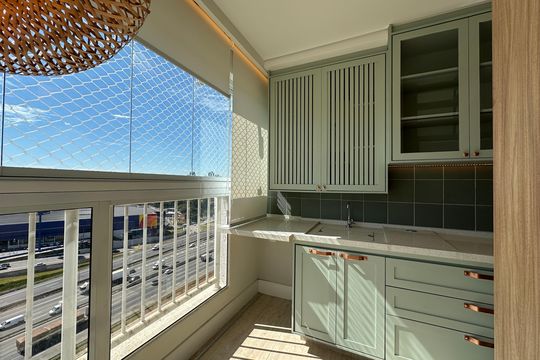 Área de Serviço de apartamento para alugar com 2 quartos, 44m² em Bethaville I, Barueri