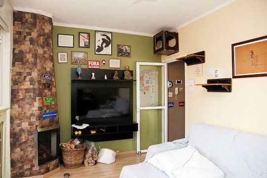 Sala de apartamento à venda com 3 quartos, 113m² em Santana, Porto Alegre