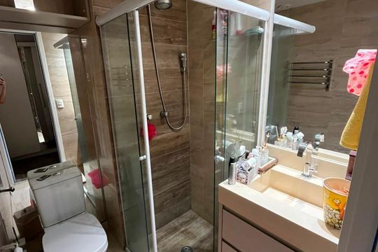 Banheiro de apartamento para alugar com 2 quartos, 65m² em Jardim Vazani, São Paulo