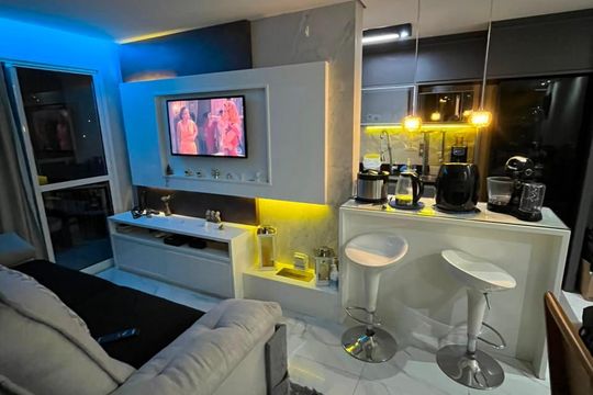 Sala de apartamento para alugar com 2 quartos, 65m² em Jardim Vazani, São Paulo