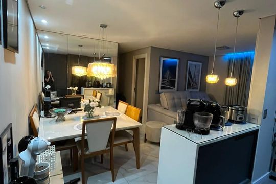 Sala de apartamento para alugar com 2 quartos, 65m² em Jardim Vazani, São Paulo