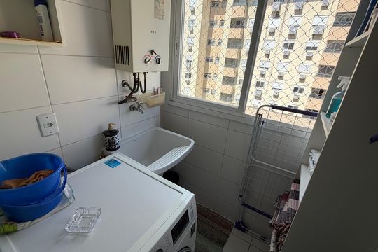 Área de serviço  de apartamento à venda com 2 quartos, 58m² em Taquara, Rio de Janeiro