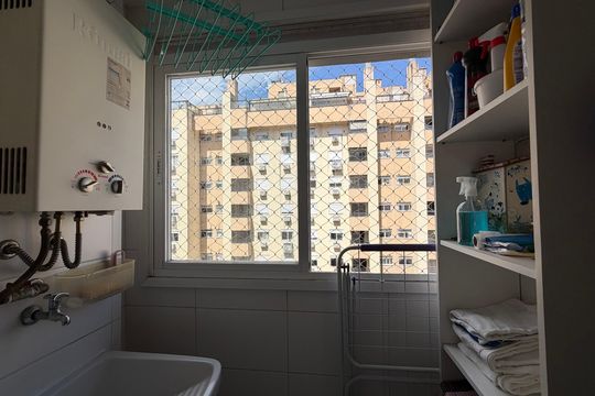 Área de serviço  de apartamento à venda com 2 quartos, 58m² em Taquara, Rio de Janeiro