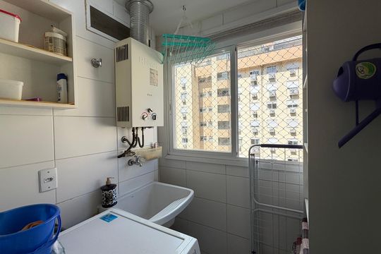 Área de serviço  de apartamento à venda com 2 quartos, 58m² em Taquara, Rio de Janeiro