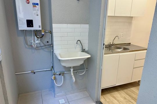 Varanda de apartamento para alugar com 2 quartos, 43m² em Várzea de Baixo, São Paulo