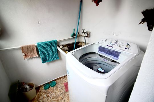 Área de Serviço de apartamento para alugar com 2 quartos, 50m² em Jardim Indaia, Ferraz de Vasconcelos