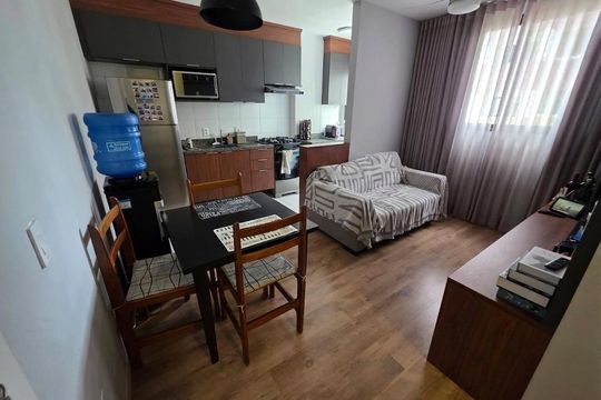 Sala de apartamento à venda com 2 quartos, 39m² em Santa Maria, Santo André