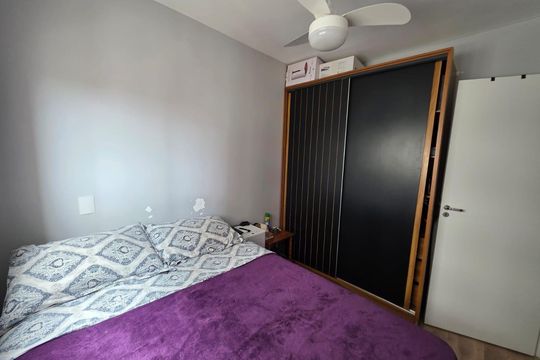 Quarto de apartamento à venda com 2 quartos, 39m² em Santa Maria, Santo André