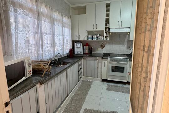 Cozinha de apartamento à venda com 2 quartos, 39m² em Santa Maria, Santo André