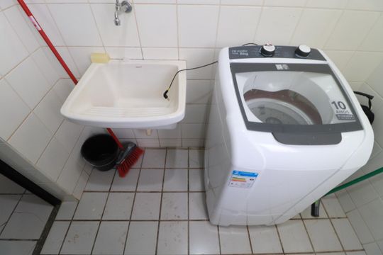 Área de serviço  de apartamento para alugar com 1 quarto, 50m² em Centro, Ribeirão Preto