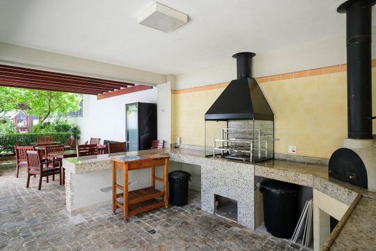 Churrasqueira de apartamento à venda com 3 quartos, 80m² em Vila Caminho do Mar, São Bernardo do Campo