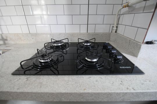 Cozinha - Armários de apartamento para alugar com 2 quartos, 39m² em Vila Andrade, São Paulo