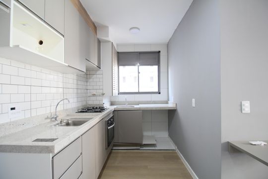 Cozinha - Armários de apartamento para alugar com 2 quartos, 39m² em Vila Andrade, São Paulo