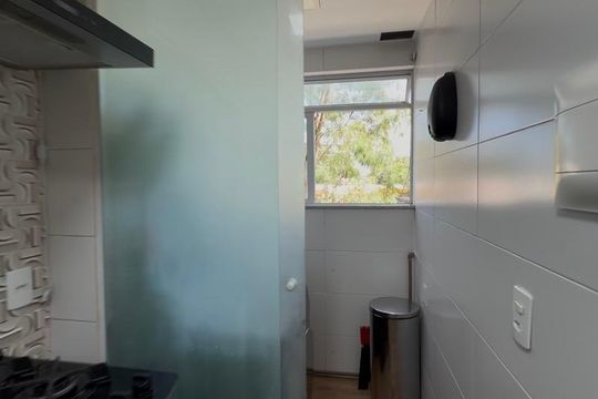 Área de serviço de apartamento à venda com 2 quartos, 55m² em Taquara, Rio de Janeiro