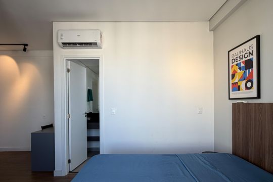 Suíte de apartamento para alugar com 1 quarto, 59m² em Ponta da Praia, Santos
