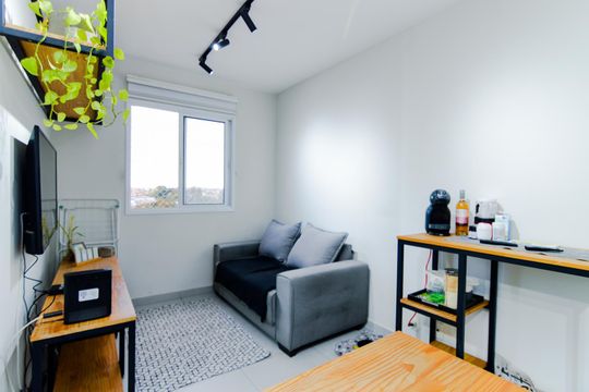 Sala de apartamento à venda com 2 quartos, 43m² em Vila Bremen, Guarulhos