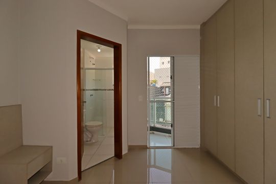 Suíte de apartamento para alugar com 2 quartos, 55m² em Vila Bela Vista, Santo André