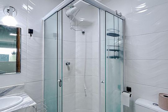 Banheiro de apartamento para alugar com 2 quartos, 45m² em Vila Aricanduva, São Paulo