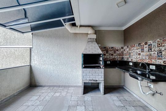 Área comum - Churrasqueira de apartamento para alugar com 2 quartos, 45m² em Vila Aricanduva, São Paulo