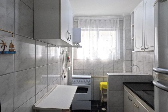 Cozina e Área de Serviço de apartamento para alugar com 1 quarto, 50m² em Aparecida, Santos