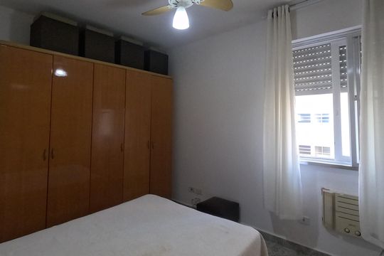 Quarto 1 de apartamento para alugar com 1 quarto, 50m² em Aparecida, Santos