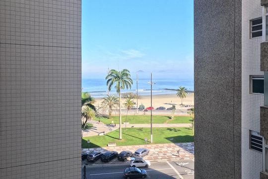 Vista da Sala  de apartamento para alugar com 1 quarto, 50m² em Aparecida, Santos