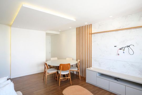 Sala de apartamento para alugar com 3 quartos, 117m² em Santo Antônio, São Caetano do Sul