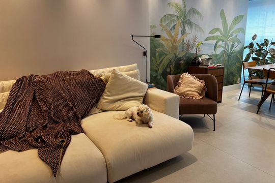 Sala de apartamento à venda com 3 quartos, 115m² em Indianópolis, São Paulo