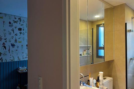 Banheiro de apartamento à venda com 3 quartos, 115m² em Indianópolis, São Paulo