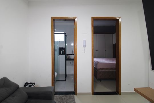Sala / Cozinha de apartamento à venda com 1 quarto, 239m² em Vila Isolina Mazzei, São Paulo