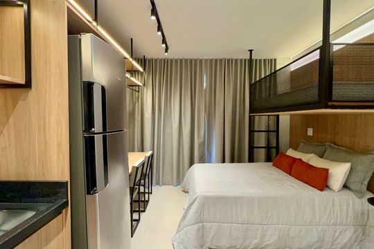 Studio de kitnet/studio para alugar com 1 quarto, 29m² em Jardins, São Paulo