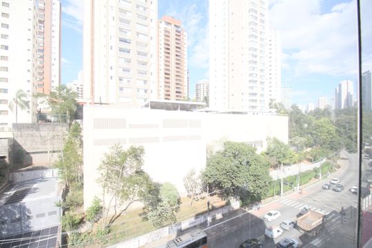 Vista Varanda Sala de apartamento à venda com 3 quartos, 75m² em Super Quadra Morumbi, São Paulo