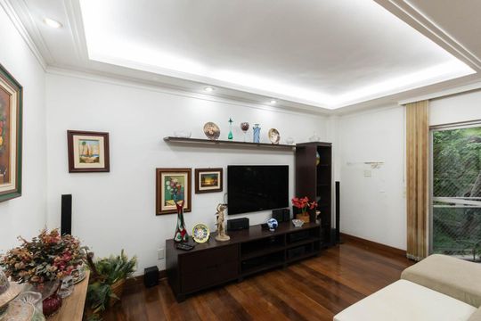 Sala de apartamento à venda com 4 quartos, 245m² em Grajaú, Rio de Janeiro