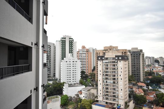 Sacada de apartamento para alugar com 1 quarto, 28m² em Chácara Inglesa, São Paulo